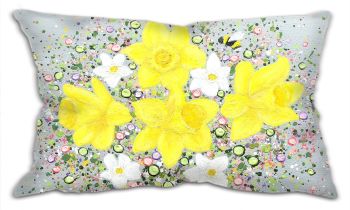 CUSHION - "Bee Happy" (2 sizes available) From £35