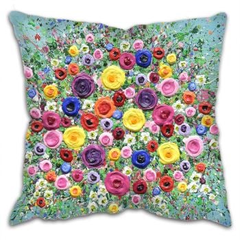 CUSHION - "Hopelessly Devoted To You"  (NO VASE)