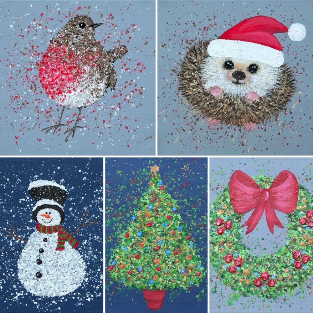 SET OF CHRISTMAS CARDS   (5 for price of 4)