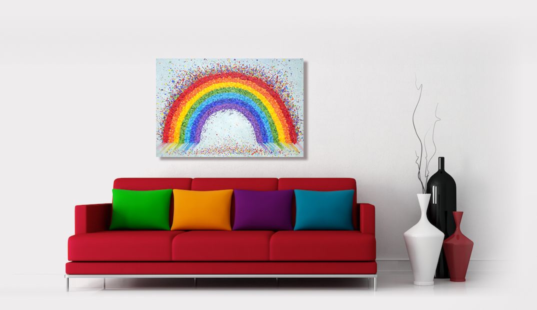 CANVAS PRINT  - "Over The Rainbow" From £55