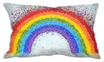 CUSHION - "Over The Rainbow" (2 sizes available) From £35
