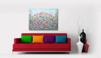 CANVAS PRINT  - "Rainbow Of Love" From £55