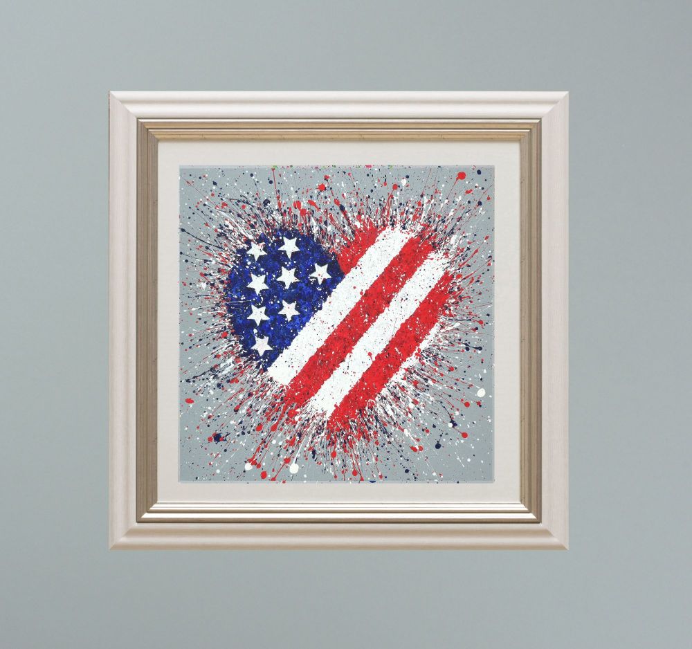 Star Spangled Banner VIENNA Framed Print