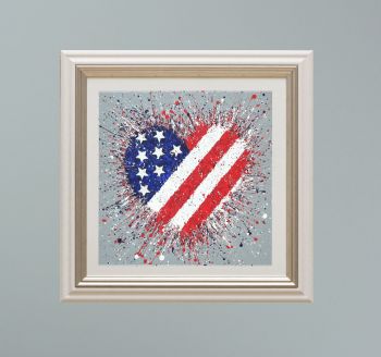 Star Spangled Banner VIENNA FRAMED PRINT
