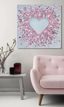 Happiness Blooms From Within CANVAS PRINT