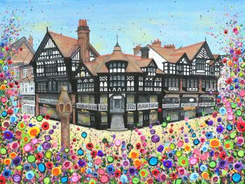 Chester Cross HAND EMBELLISHED CANVAS PRINT (60x40cm) - 95 Editions