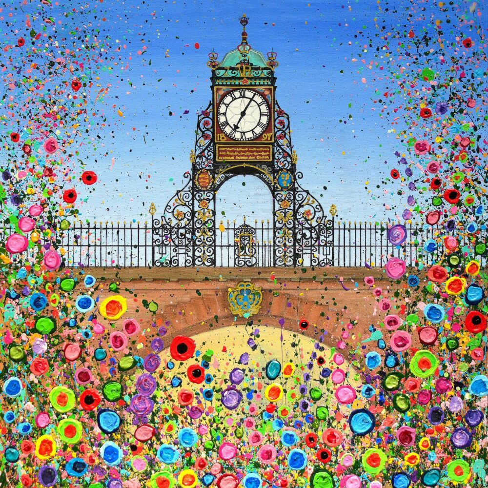 CANVAS PRINT (80x80cm) - Chester's Eastgate Clock - 50 Editions