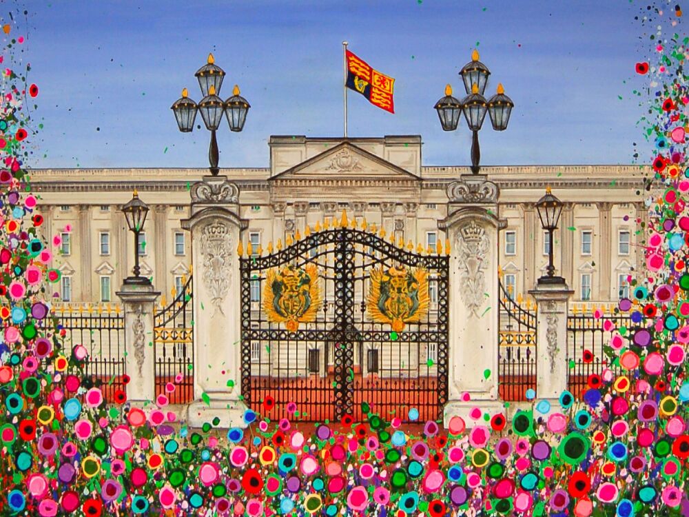 ORIGINAL ART WORK - Buckingham Palace  (70x50cm)