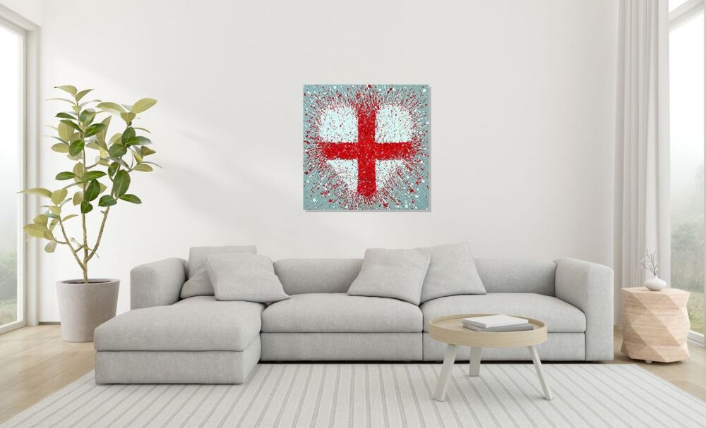 Heart Of England CANVAS PRINT