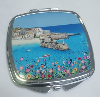 Compact Pocket Mirror - ST IVES HARBOUR