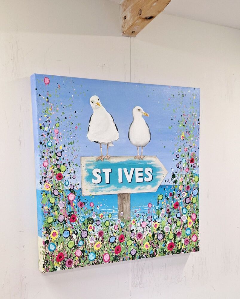 St Ives Seagulls ORIGINAL ART WORK