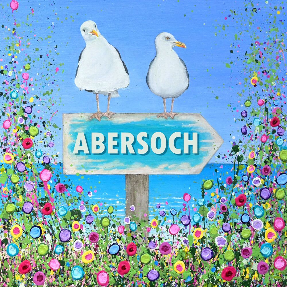 FINE ART GICLEE PRINT - "Abersoch Seagulls" From £10