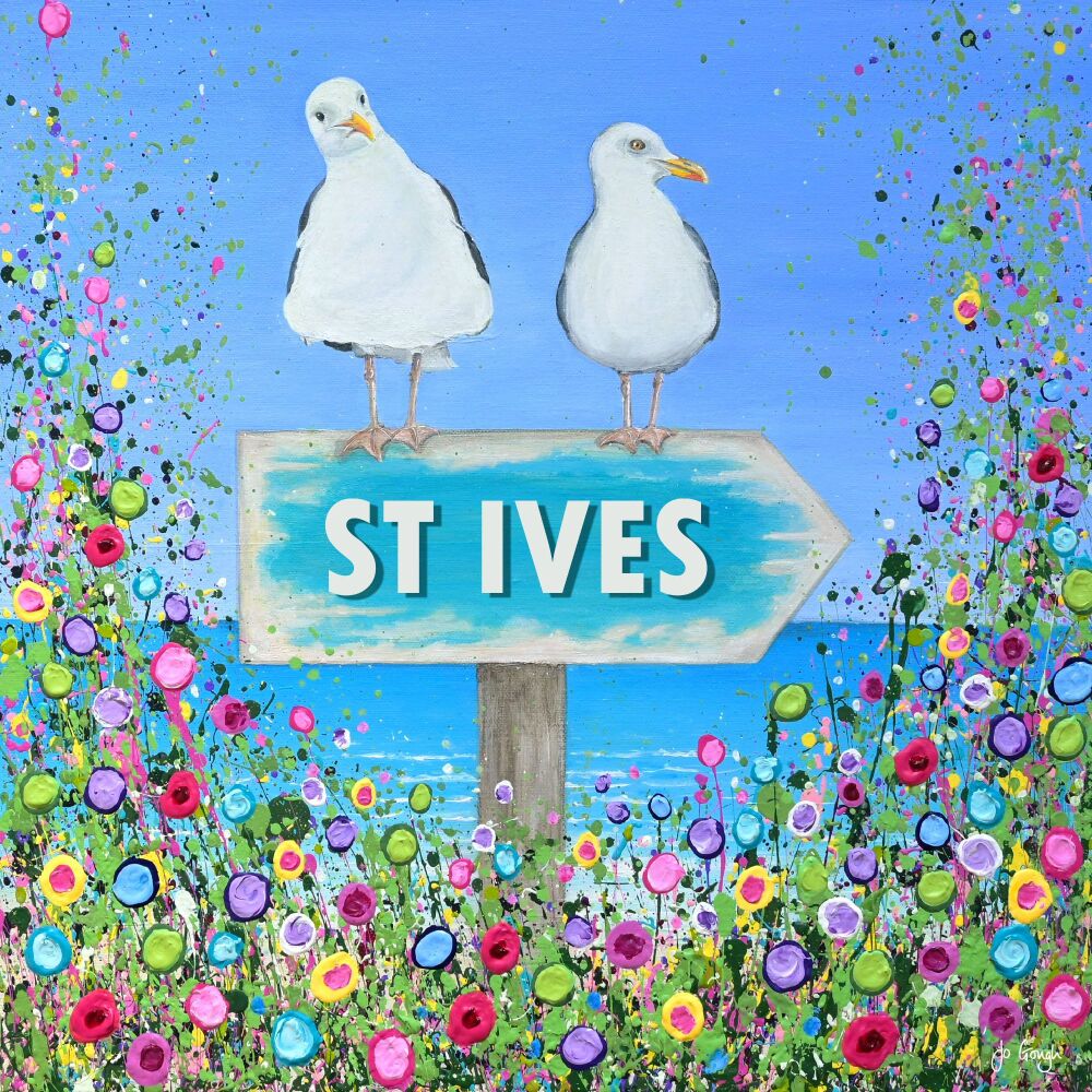 FINE ART GICLEE PRINT - "St Ives Seagulls" From £10