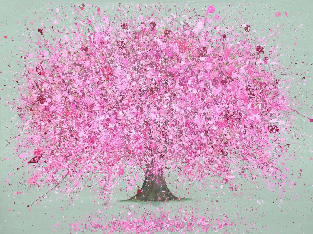 ORIGINAL ART WORK - "Blossoming Love" (80x60cm)