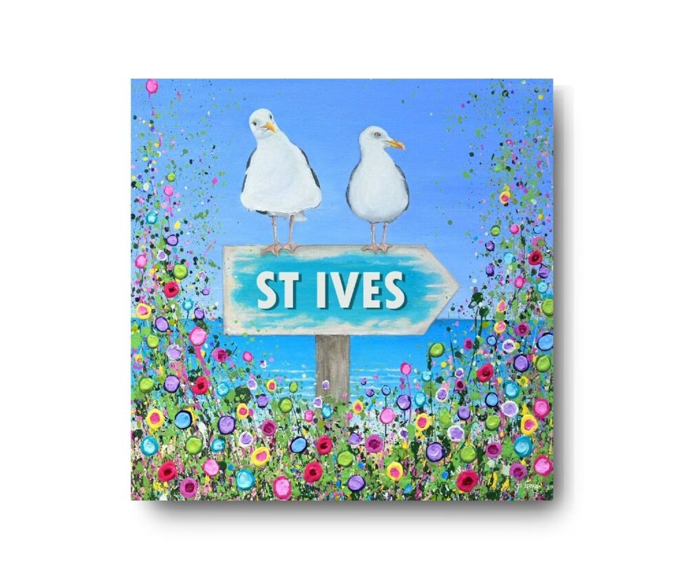 St Ives Seagulls CANVAS PRINT