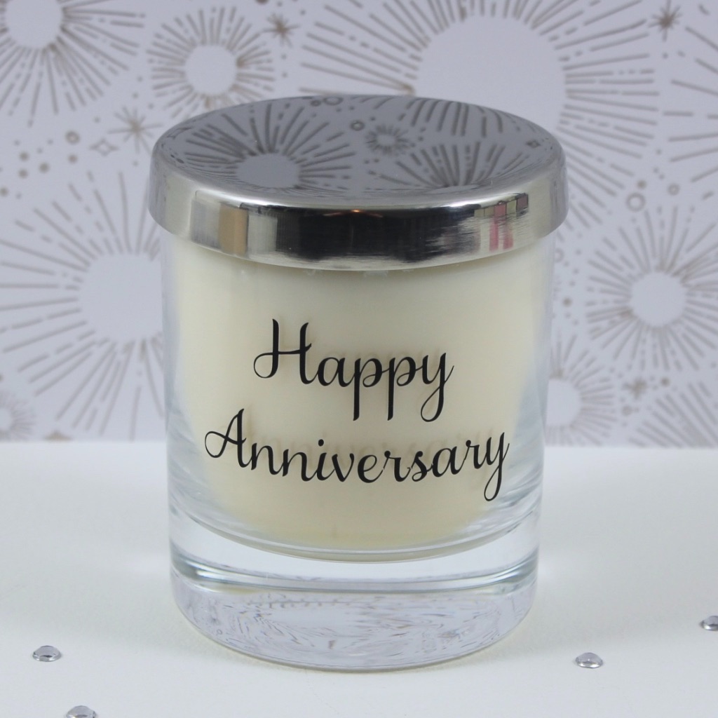  Candle with Silver Lid (Personalised)