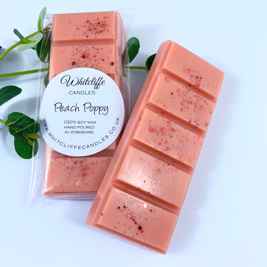 Peach Poppy - Large Snap Bars 