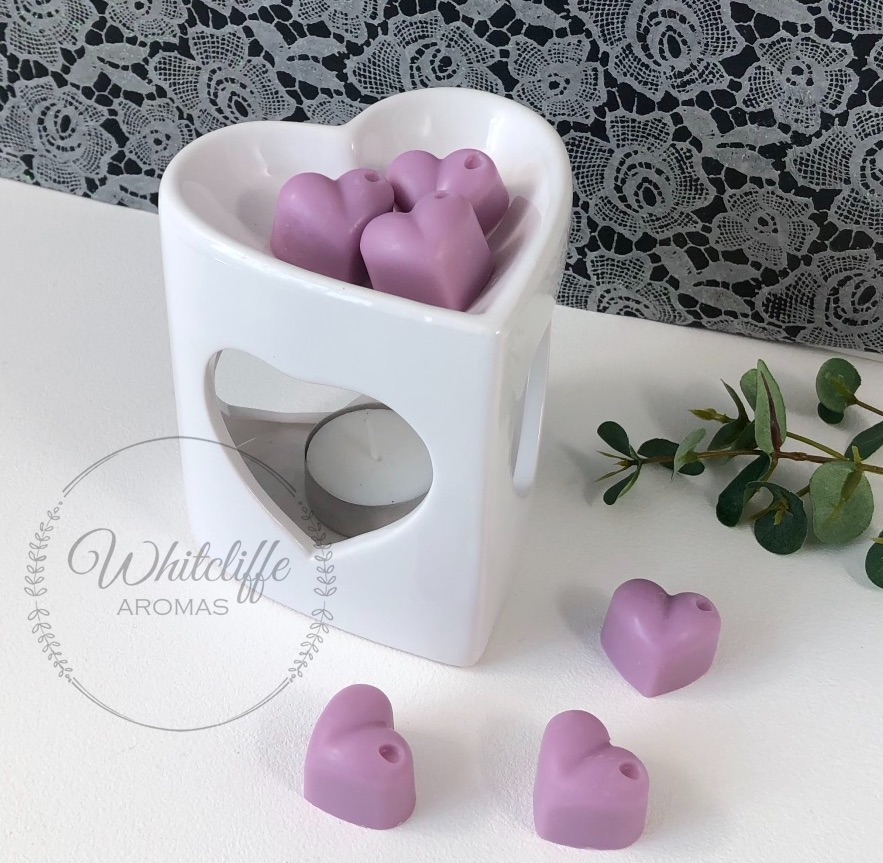 Heart Shaped Wax Melter/Burner (White) *** IMPERFECT/SECONDS***