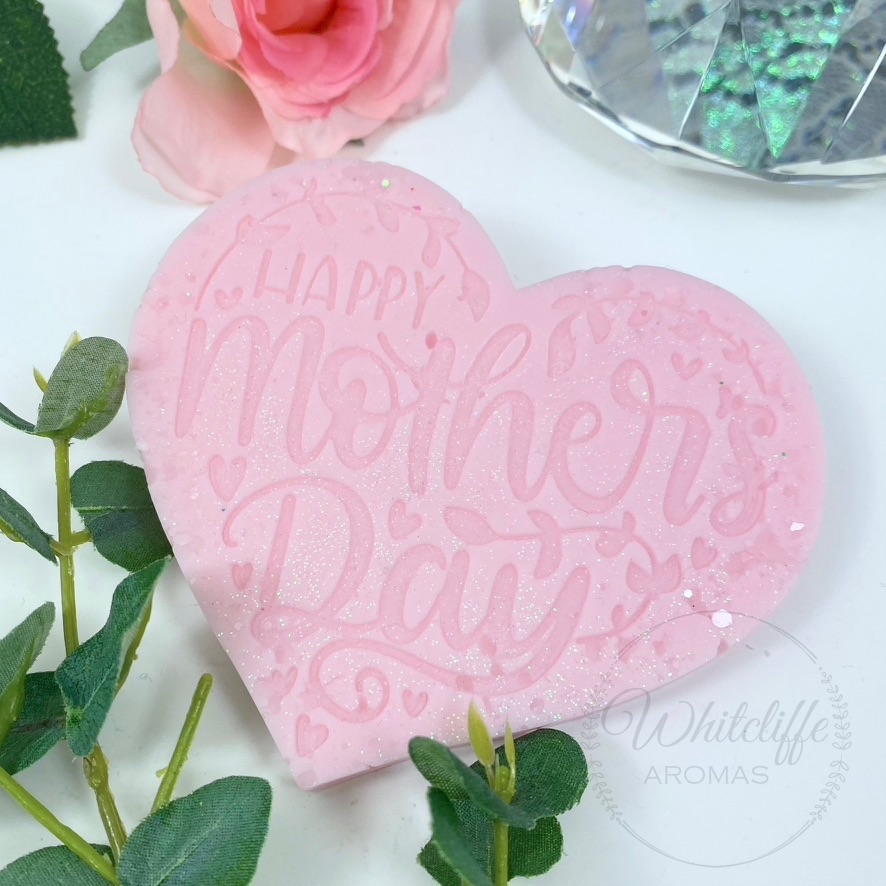 'Happy Mother's Day' Heart  Wax Melt shape