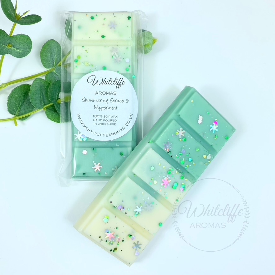 Shimmering Spruce & Peppermint - Snap Bars & Hearts