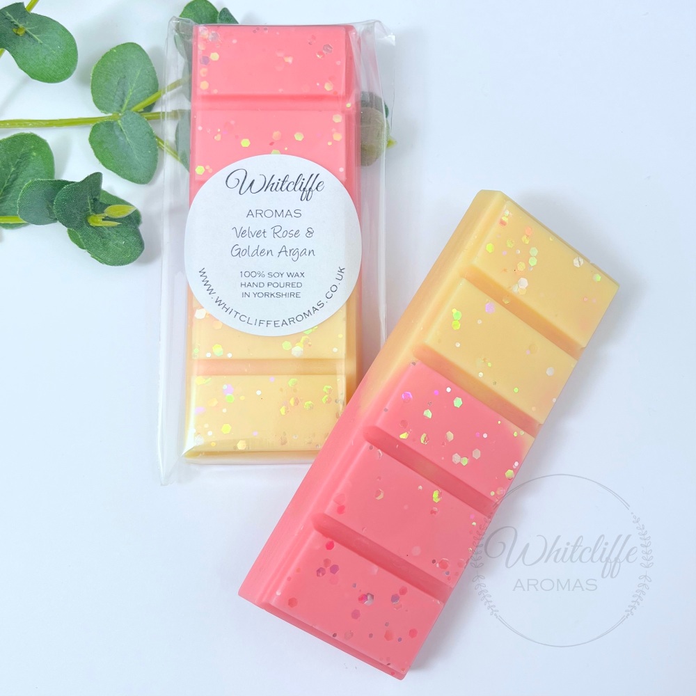 Velvet Rose & Golden Argan  - Snap Bars & Hearts 