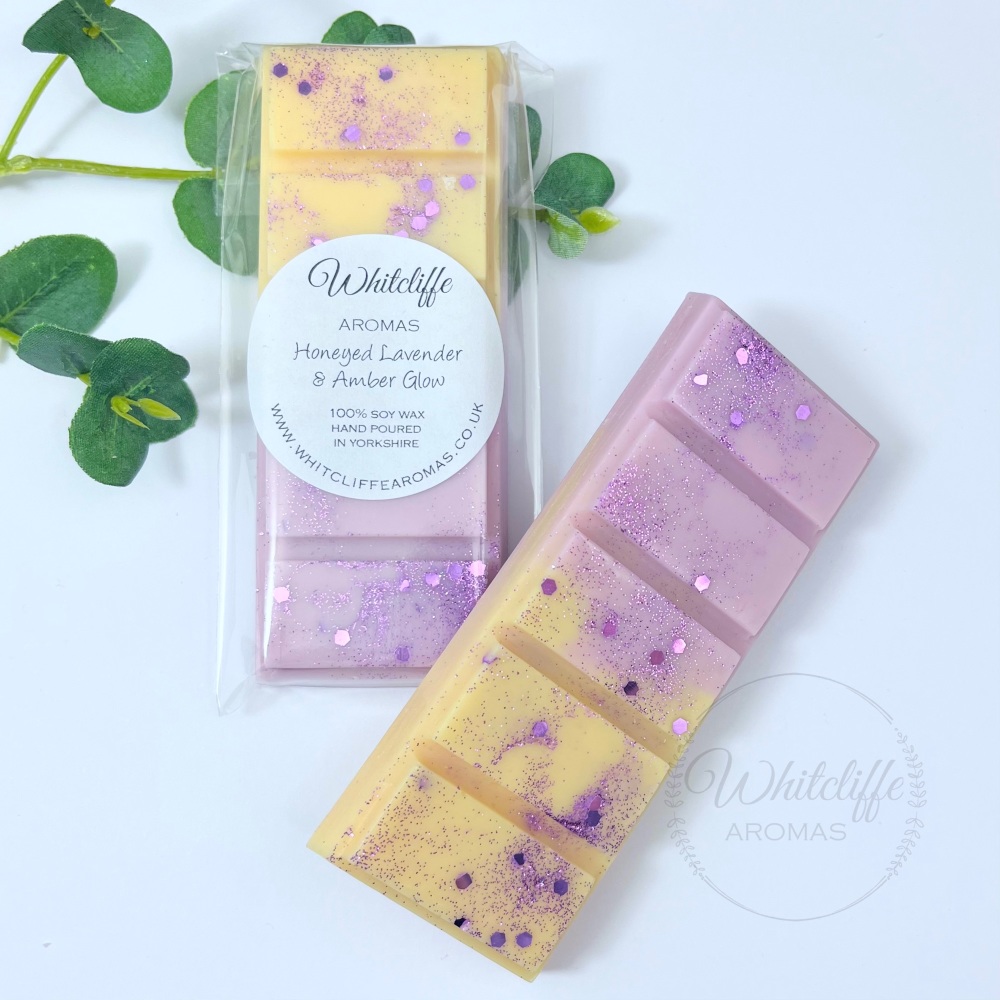 Honeyed Lavender & Amber Glow   - Snap Bars & Hearts 