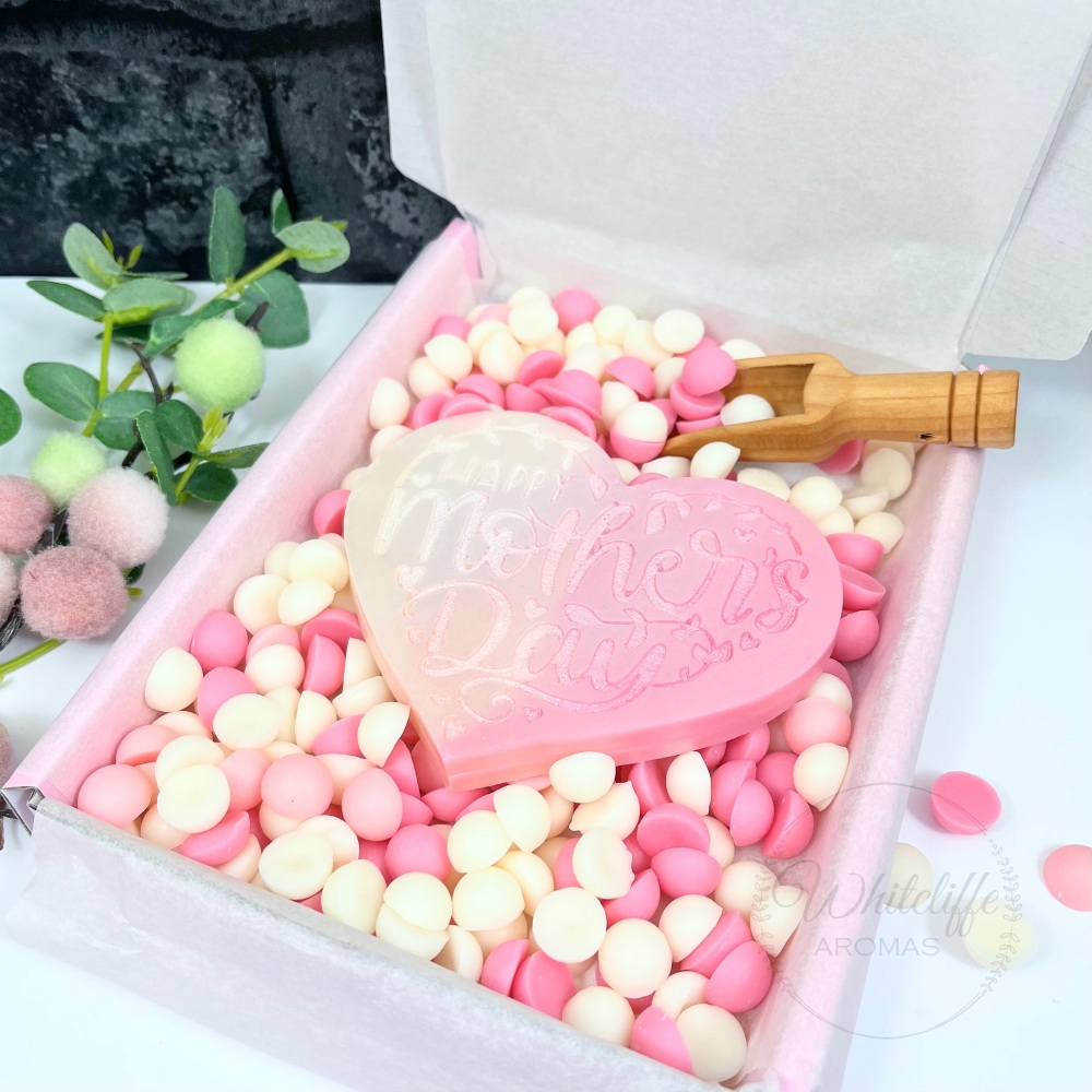 Mothers Day Ombre Hearts & Scoopie Wax Melts - Blush Silk