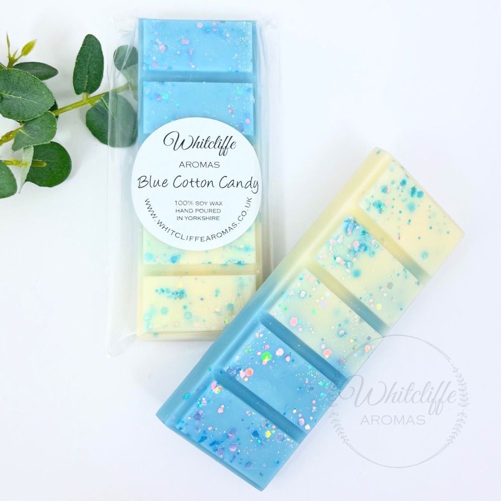 Blue Cotton Candy  - Large Snap Bars 
