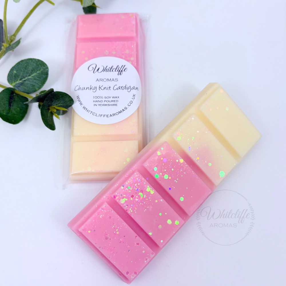 Chunky Knit Cardigan - Snap Bars & Hearts