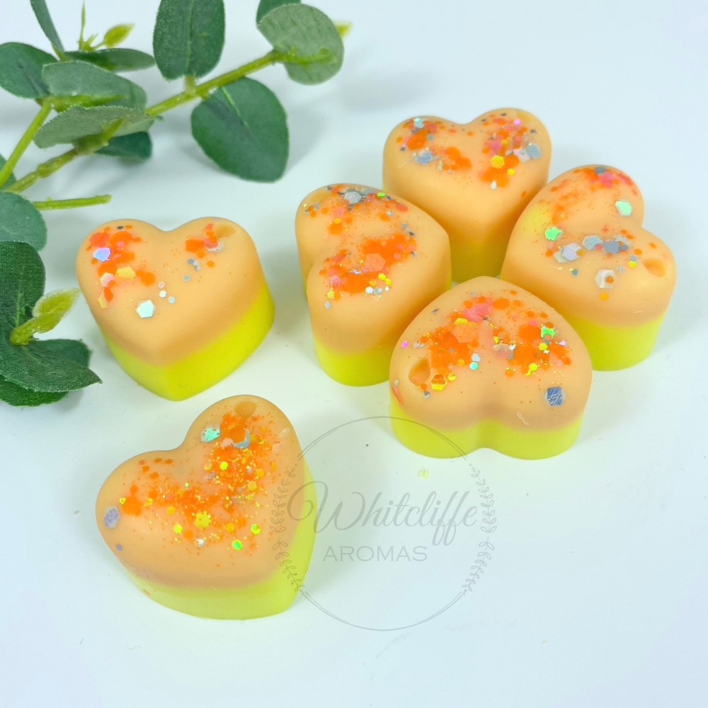 Heart Wax Melts (6) - Candy Corn Martini