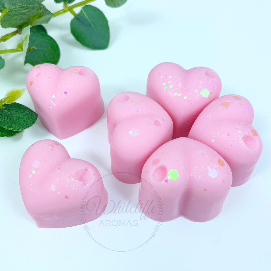 Heart Wax Melts (6) - Lychee Lemonade