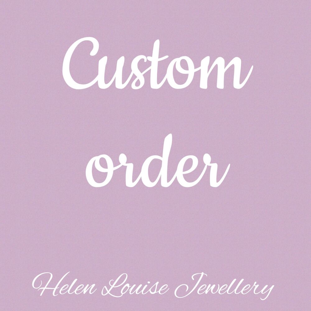 Custom order for Angela