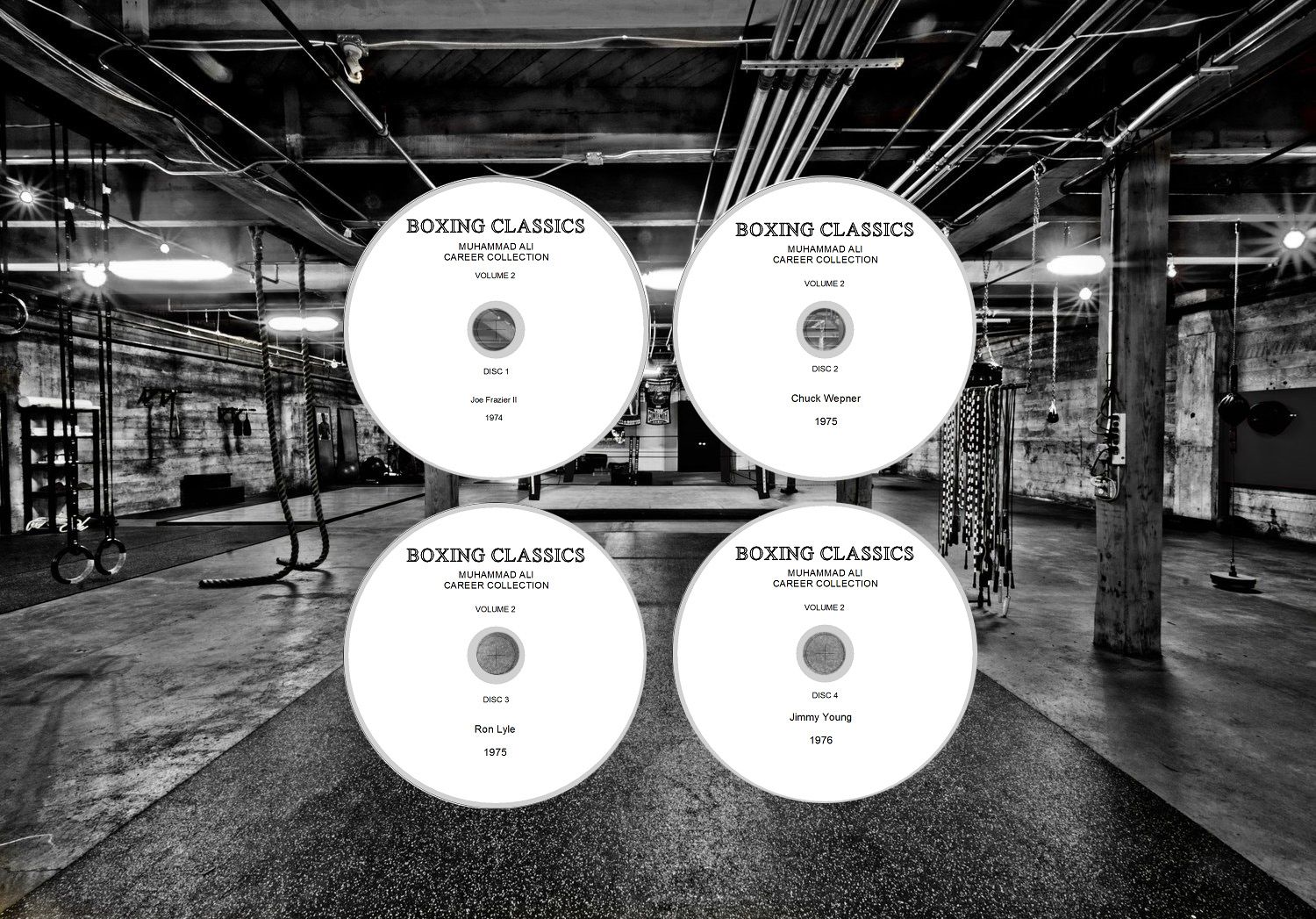 Muhammad Ali Boxing Career DVD Set (Volume 2) Discs