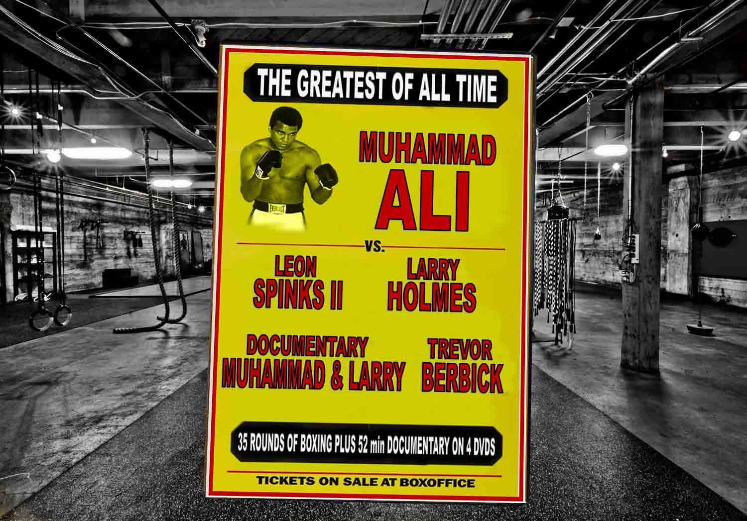 Muhammad Ali Boxing Career DVD Set (Volume 4) Reverse Sleeve
