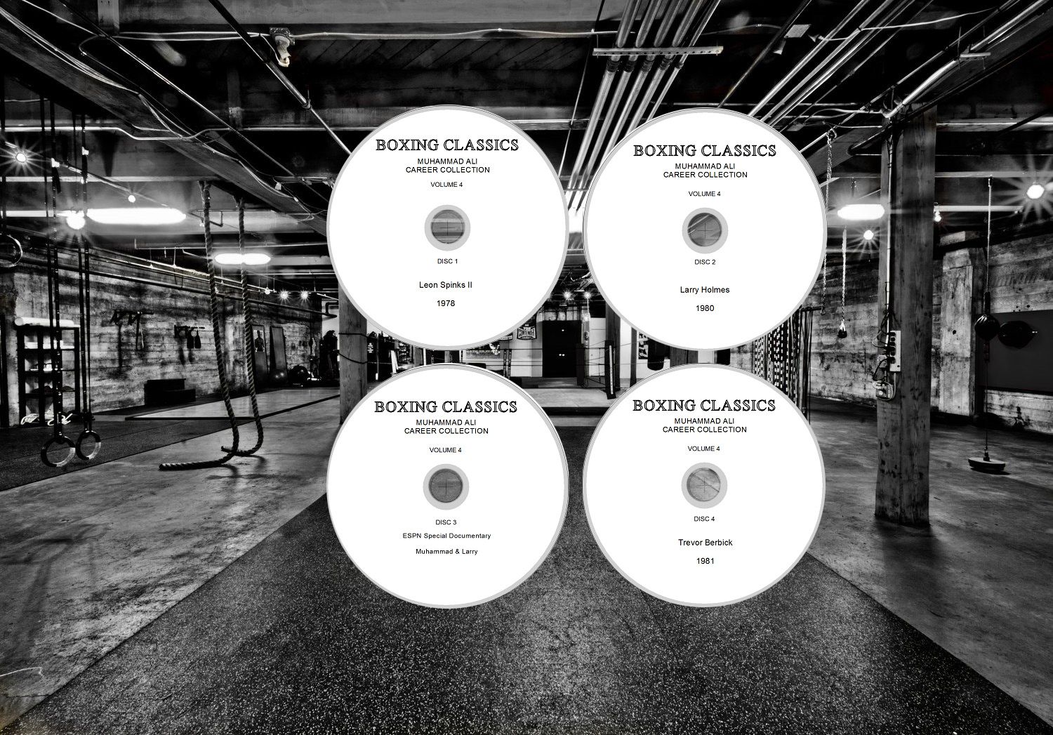 Muhammad Ali Boxing Career DVD Set (Volume 4) Discs
