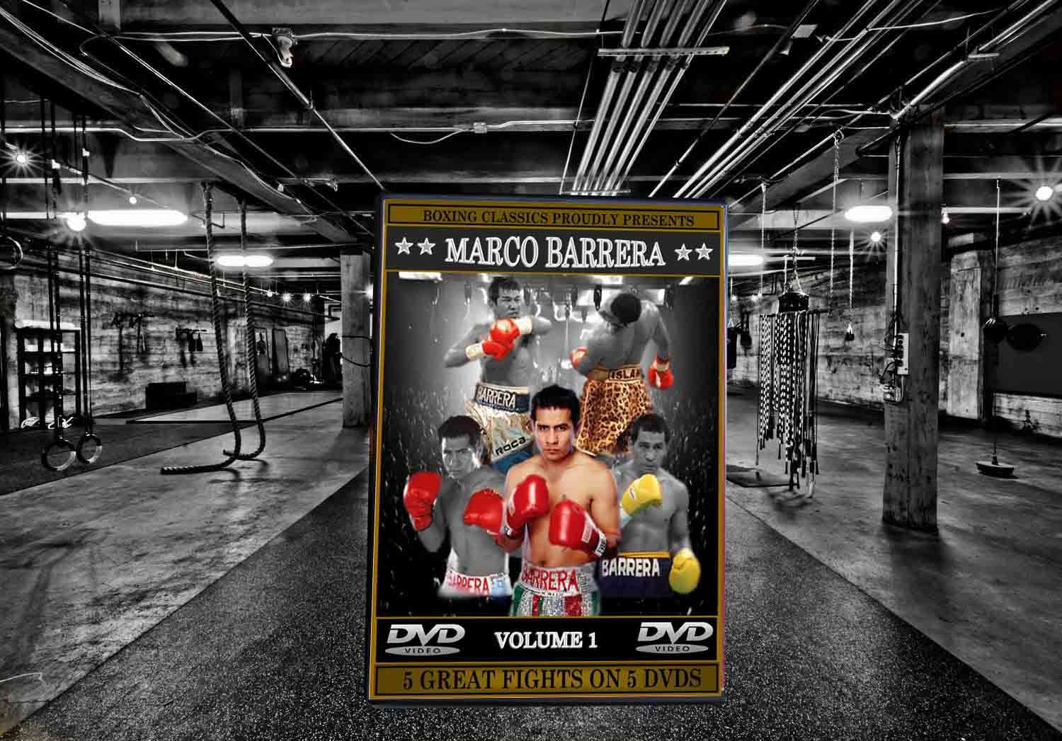 Marco Barrera Boxing Career DVD Set Front Sleeve