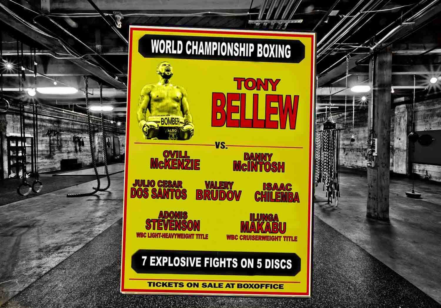 Tony Bellew Boxing Career DVD Set Reverse Sleeve