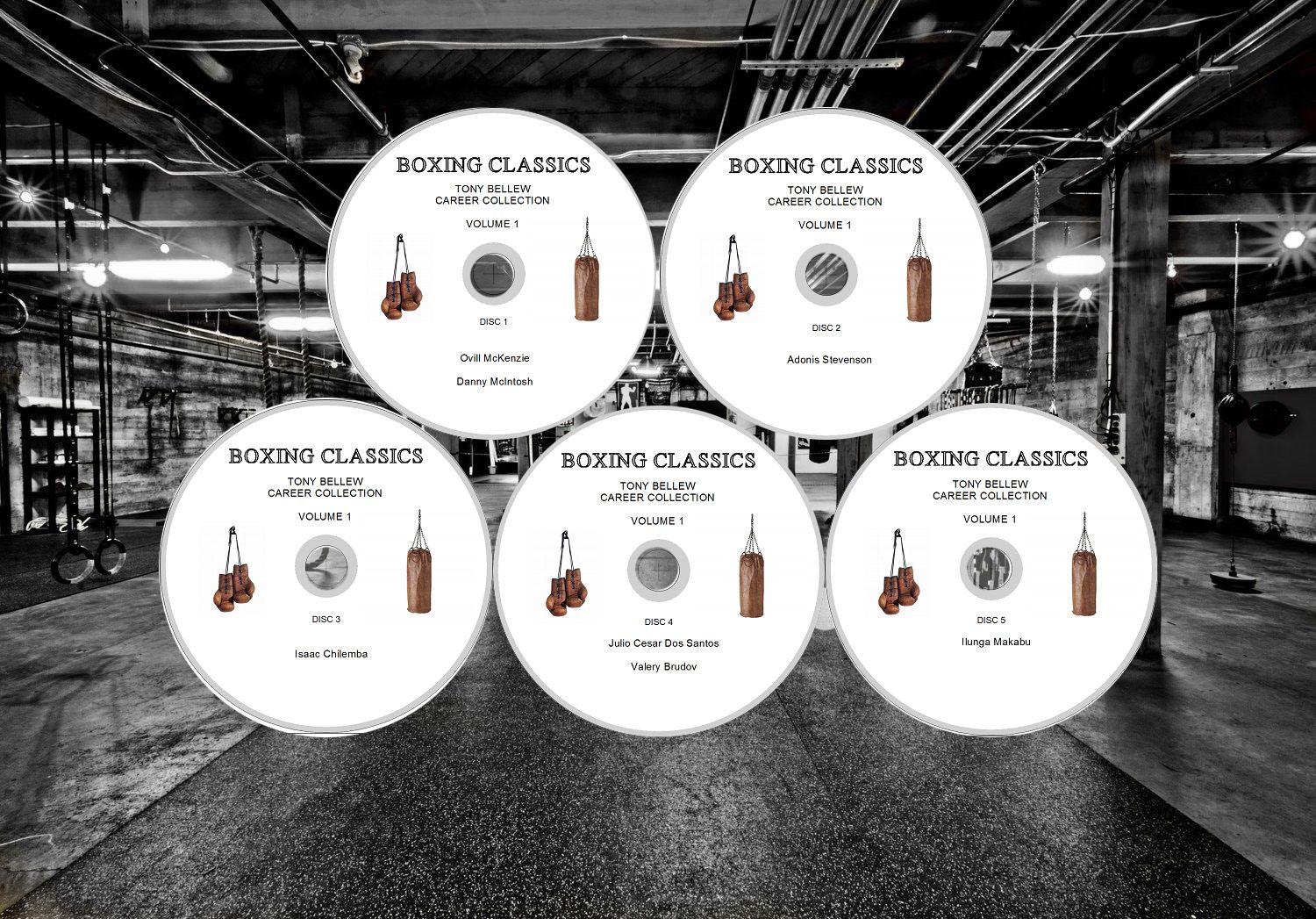 Tony Bellew Boxing Career DVD Set Discs