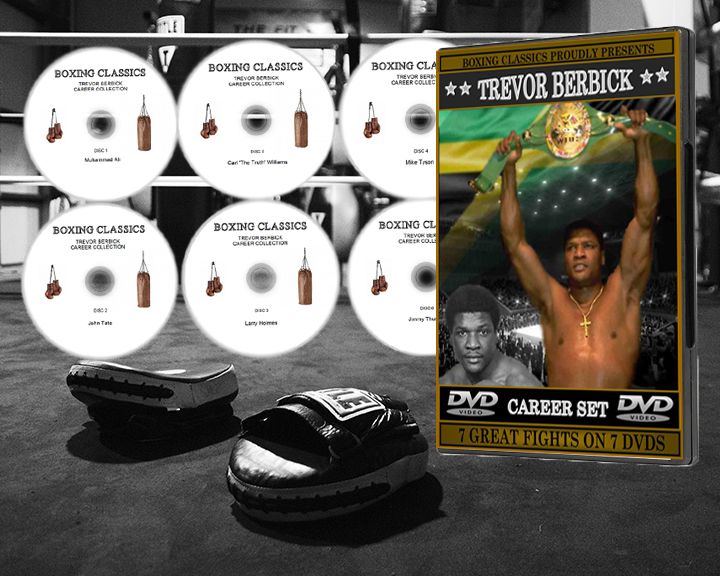 Trevor Berbick Boxing Career DVD Set Discs