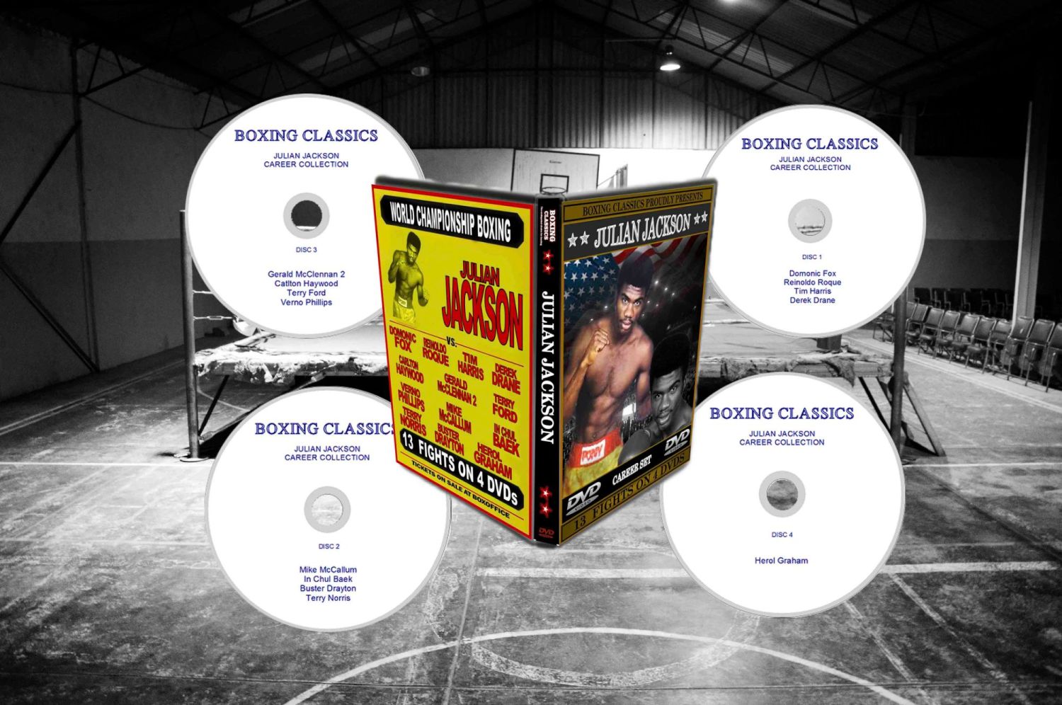 case and discs