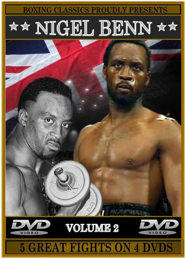 Nigel Benn (Volume 2) - 5 great fights on 4 dvds.