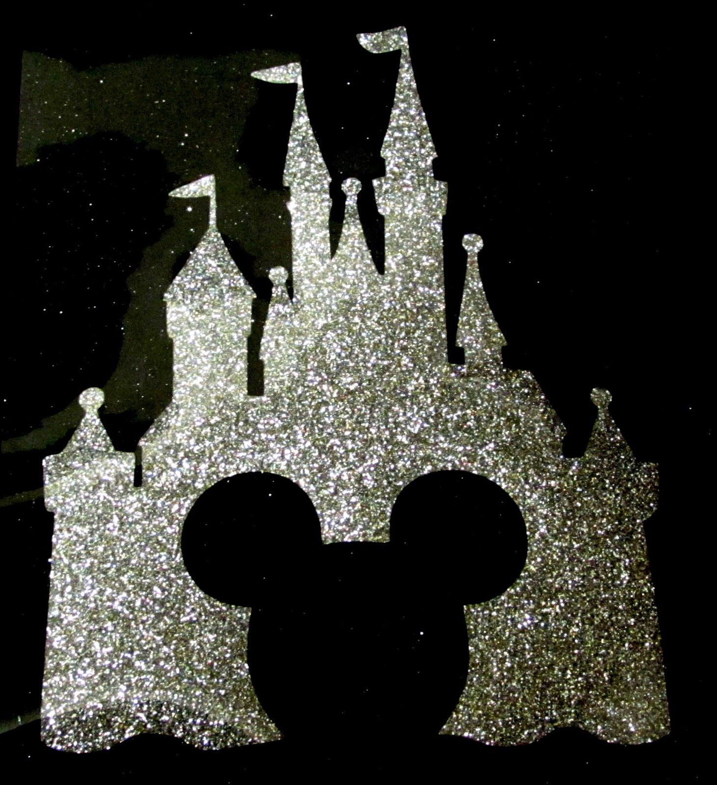 Disney Castle Glitter Iron On
