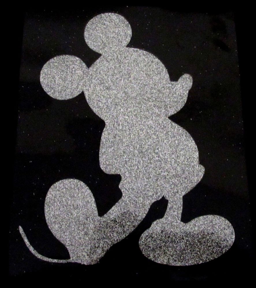 Mickey Mouse #1 Glitter Iron On