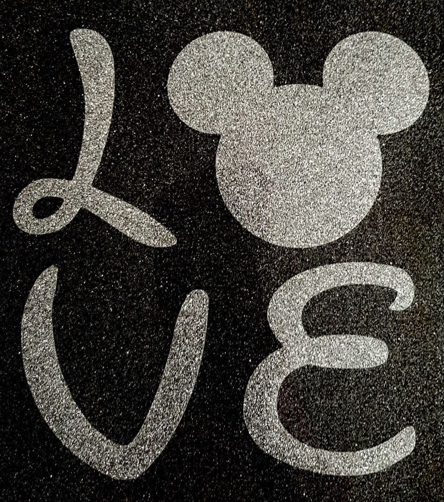 Love Disney Glitter Iron On