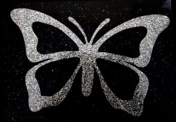 Butterfly Glitter Iron On