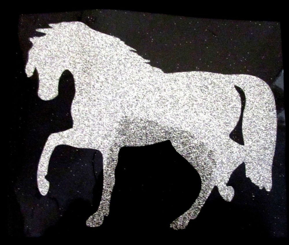 Horse Glitter Iron On