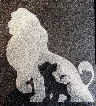 Lion King Glitter Iron On