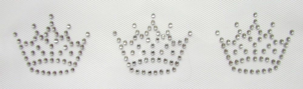 3 Small Crowns - Clear