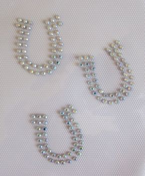 Horse Shoes - AB Rhinestones