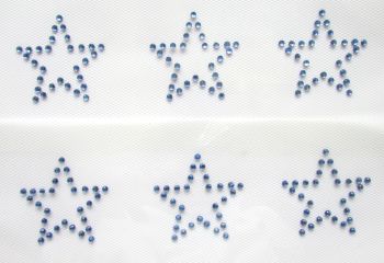 6 x Stars - Blue